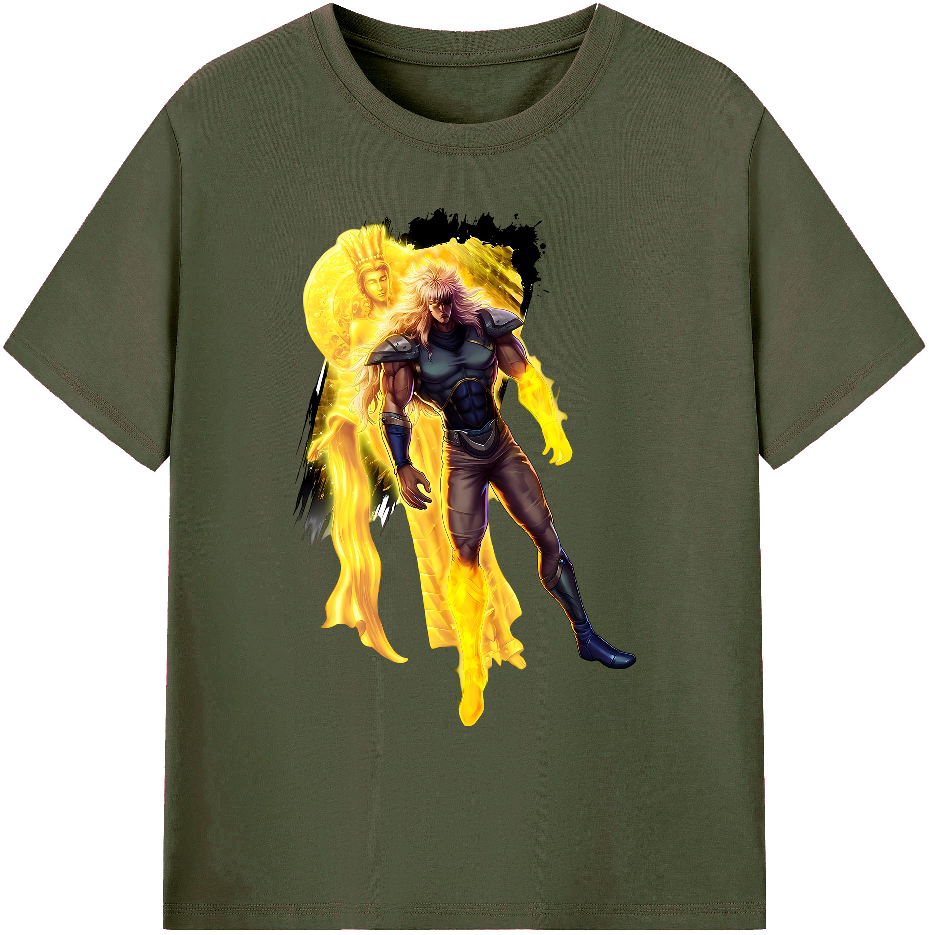 （画像用） 北斗の拳 Fist of the North Star 綿100％ メンズ半袖Tシャツ｜肌触りやわらか＆通気性